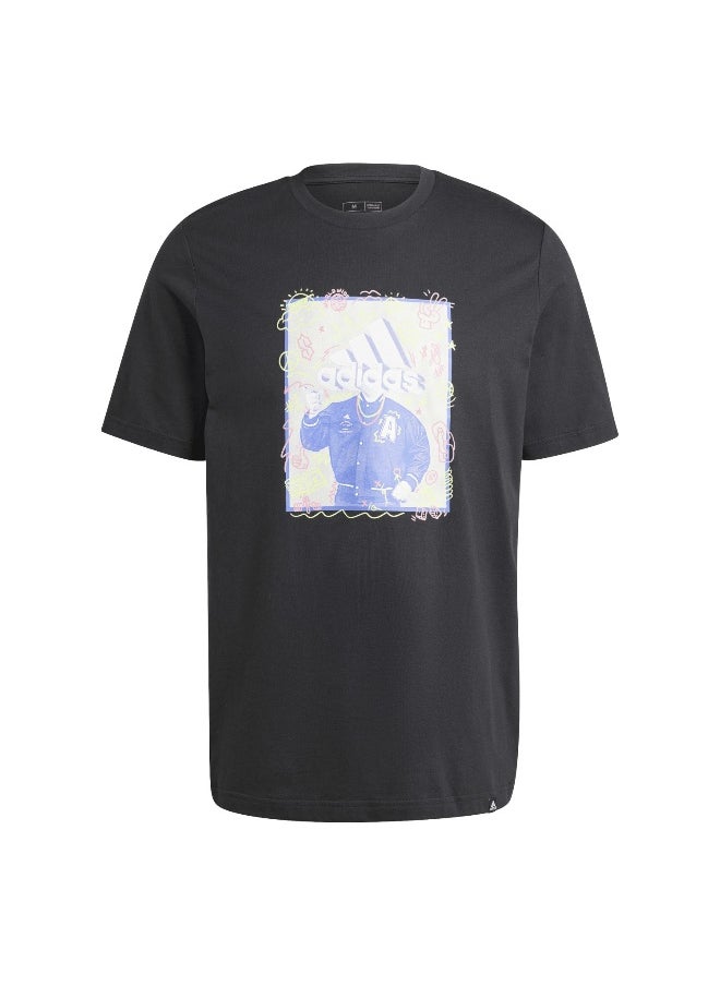 M Doodle T Black Training T-Shirts XS