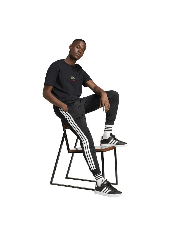 adidas lounge pizza men graphic t-shirt