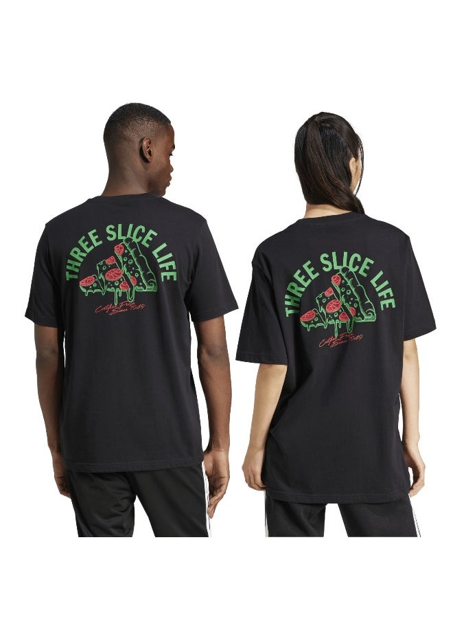adidas lounge pizza men graphic t-shirt