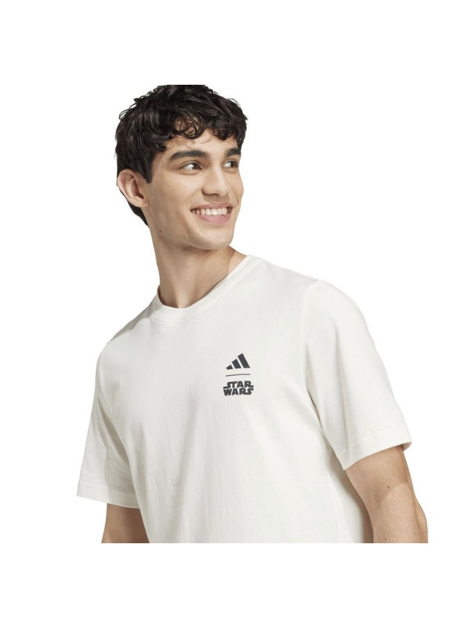 adidas star wars the mandalorian regular fit back men graphic t-shirt