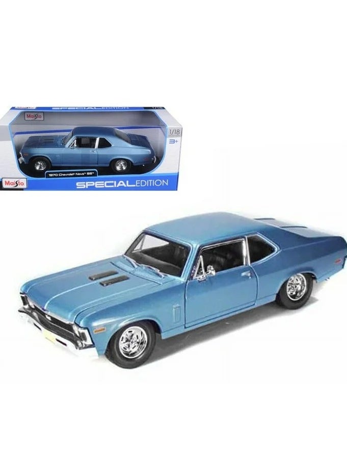 Maisto 1:18 1965 CHEVROLET CORVETTE MET LIGHT BLUE