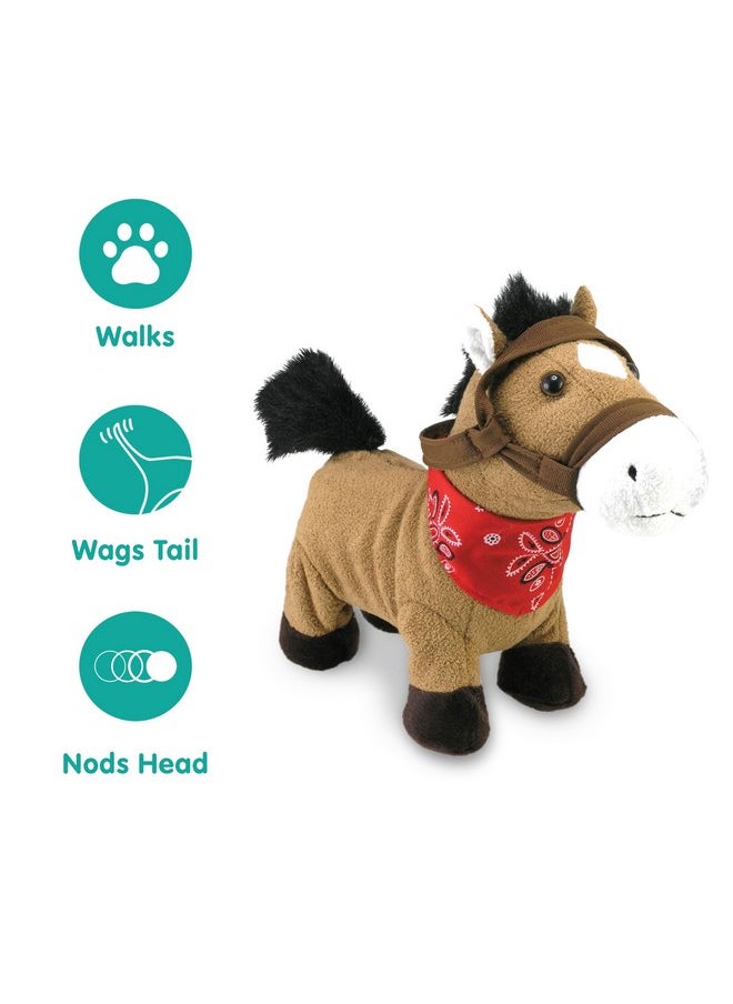 Cuddle Barn - Gallop The Musical Horse | Animated Plush Toy | Gallops, Trots, and Sings “Giddy Up, Lil’ Cowboy” | Stuffed Animal 10”