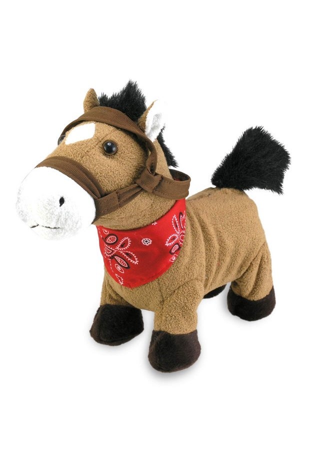 Cuddle Barn - Gallop The Musical Horse | Animated Plush Toy | Gallops, Trots, and Sings “Giddy Up, Lil’ Cowboy” | Stuffed Animal 10”