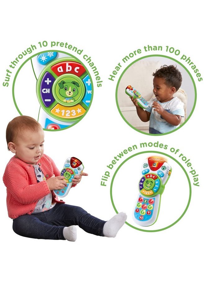 LeapFrog Scout's Learning Lights Remote, Musical Baby Toy, Baby Toy with Lights, Sounds, Numbers & Letters, Interactive Educational Toy for Children 6 Months+, 1, 2, 3, 4 Year Olds Boys & Girls