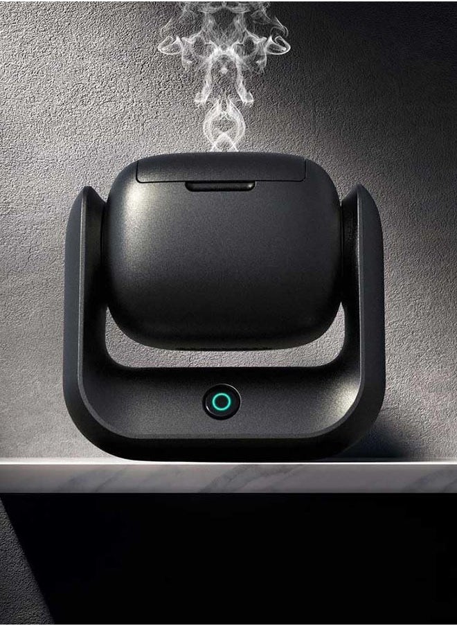Rotating Electric Incense Burner with 90° Adjustable Angle, LED Indicator, 700°C High-Temperature Heating, 1500mAh Rechargeable Battery, and Type-C Fast Charging, Perfect for Bukhoor, Home, Office, and Car