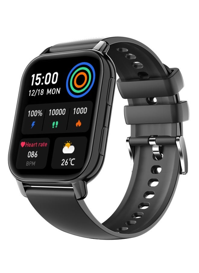 Korean Brand P5S Smart Watch,Business Smartwatch,Waterproof Fitness Watch, Bluetooth Calling,Smart watch for Men, Zinc Alloy Vacuum Plating, Heart Rate Monitoring,Smart watch for women,Kids Smart Watch, Black