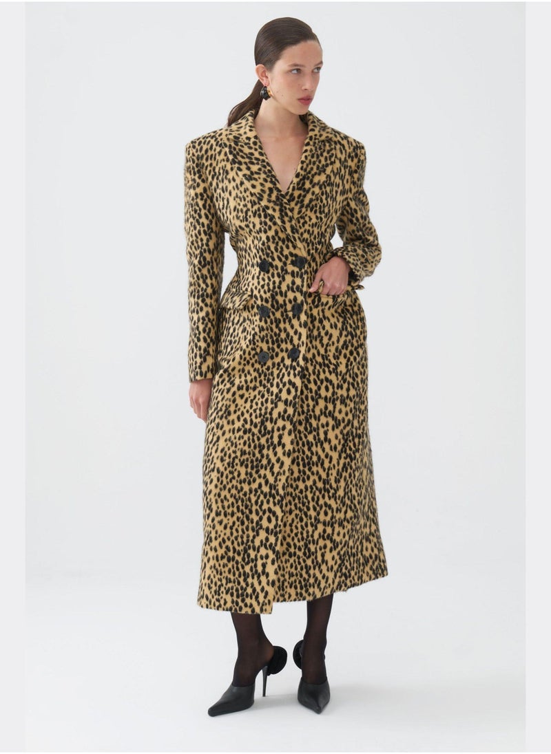 Leopard Patterned Coat