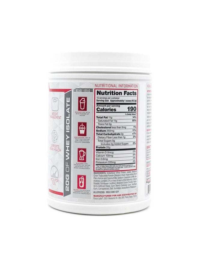Ketofeed Protein Powder, 15 Servings (Savory Chocolate Cream)
