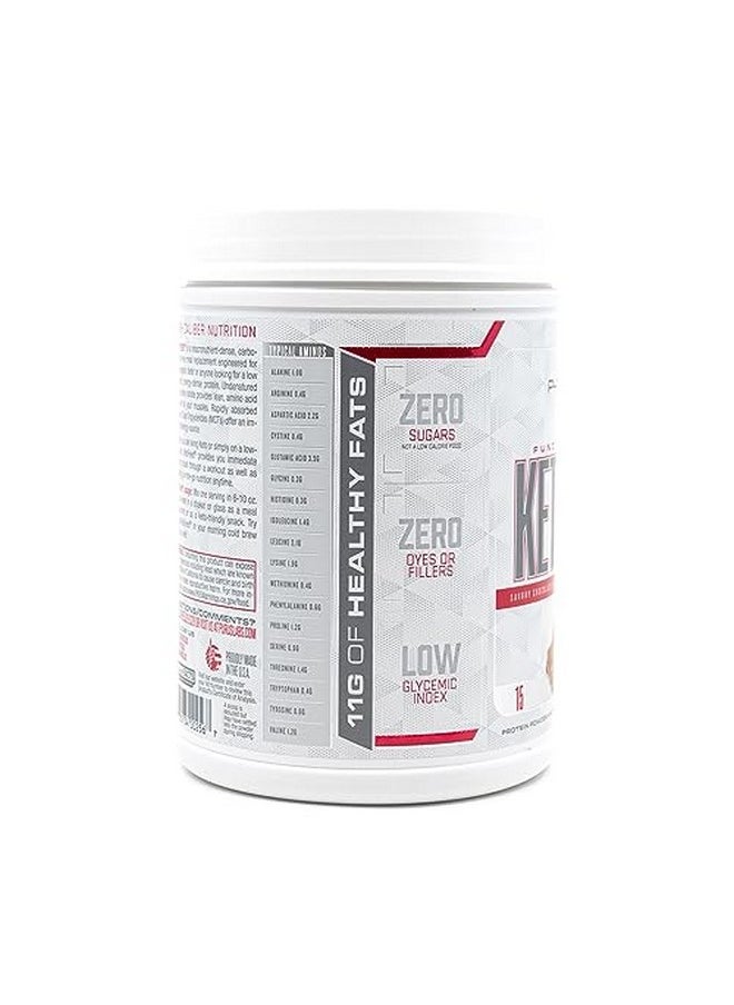 Ketofeed Protein Powder, 15 Servings (Savory Chocolate Cream)