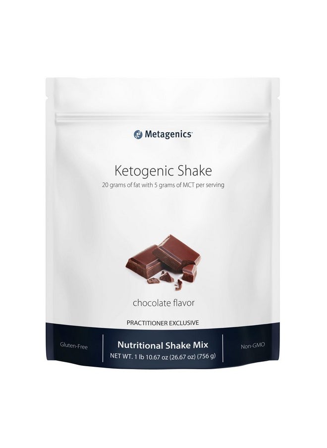 Metagenics Ketogenic Shake - 20 Grams Of Fat With 18 Grams Of Protein And 5 Grams Of Mct Per Serving - Chocolate - 14 Servings