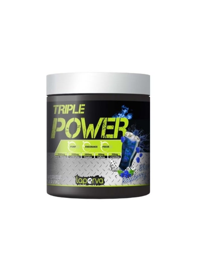 Triple Power Blue Raspberry 30 Servings