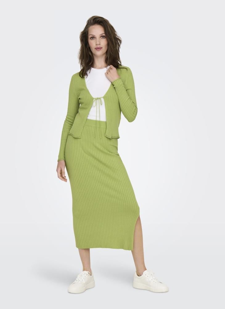 Tie Detailed Knitted Cardigan