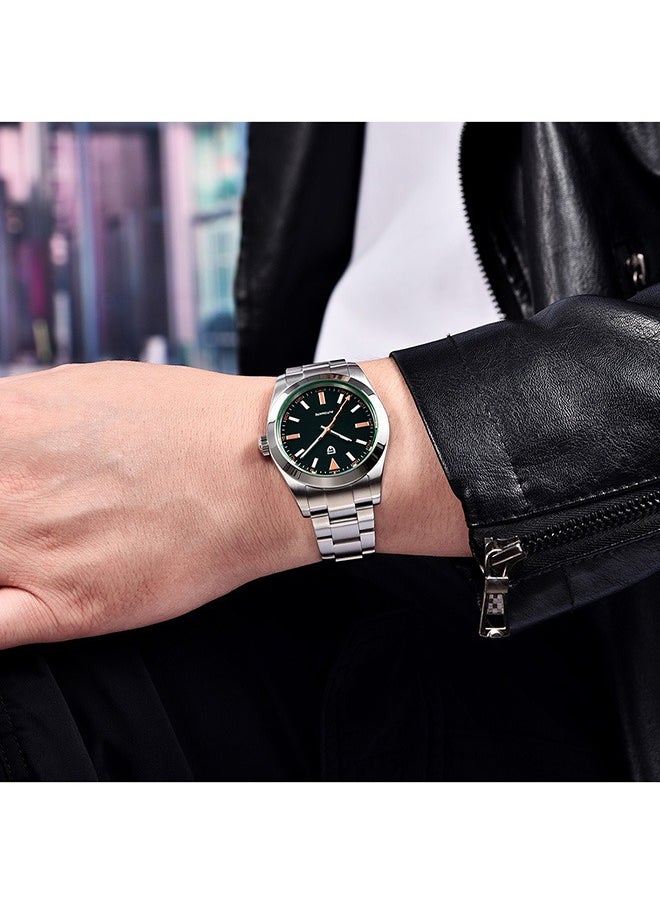 Men's Mechanical Watch Men's Luxury Automatic Watch Men's Waterproof Watch with Sapphire Glass Coated Lightning Hands Stainless Steel NH35A 40mm Mechanical Watch