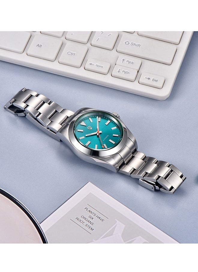 Men's Mechanical Watch Men's Luxury Automatic Watch Men's Waterproof Watch with Sapphire Glass Coated Lightning Hands Stainless Steel NH35A 40mm Mechanical Watch