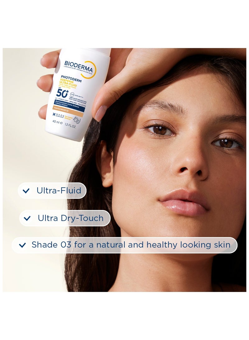 Photoderm Xdefense Ultra Fluid SPF50+ T03 Golden 40ml