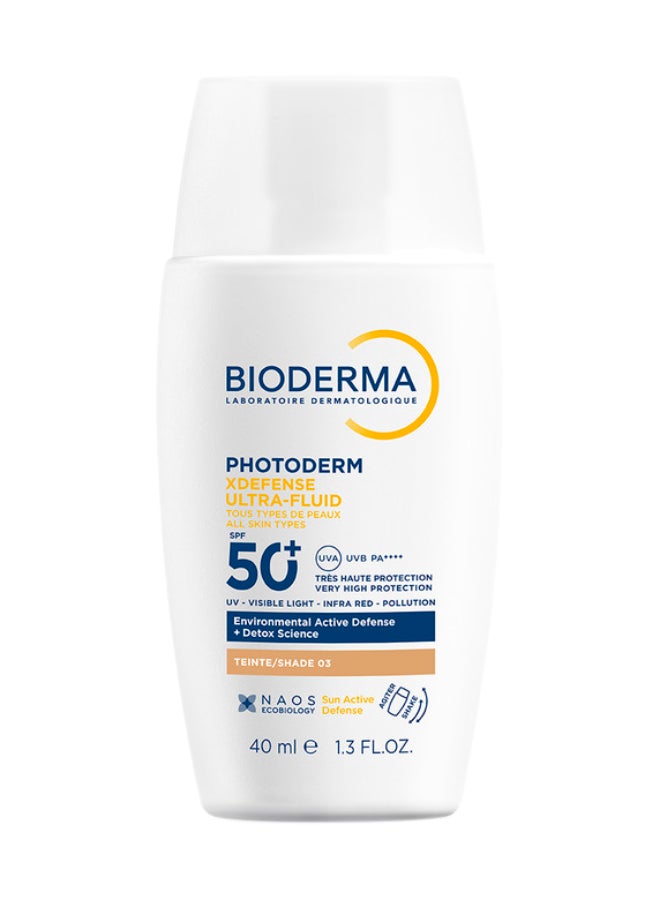 Photoderm Xdefense Ultra Fluid SPF50+ T03 Golden 40ml