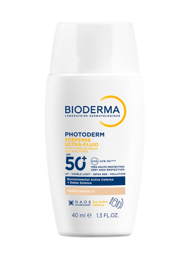 Photoderm Xdefense Ultra Fluid SPF50+ T01 Very light 40ml