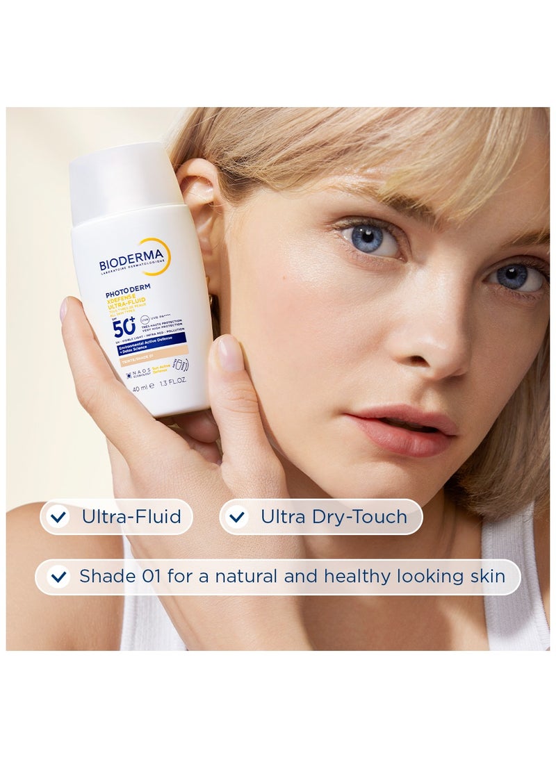 Photoderm Xdefense Ultra Fluid SPF50+ T01 Very light 40ml