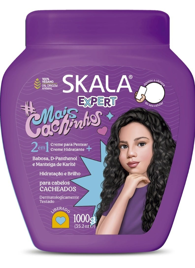 Expert Mais Cachinhes Hair Care Mask And Conditioner For Children 1000g