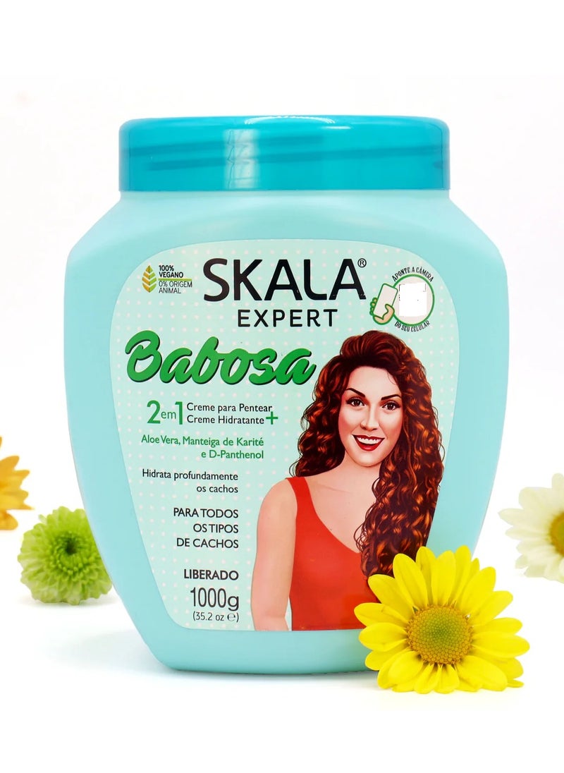 Expert Babosa 2 In 1  Aloe Vera Shea Butter Hair Treatment Cream 1000g