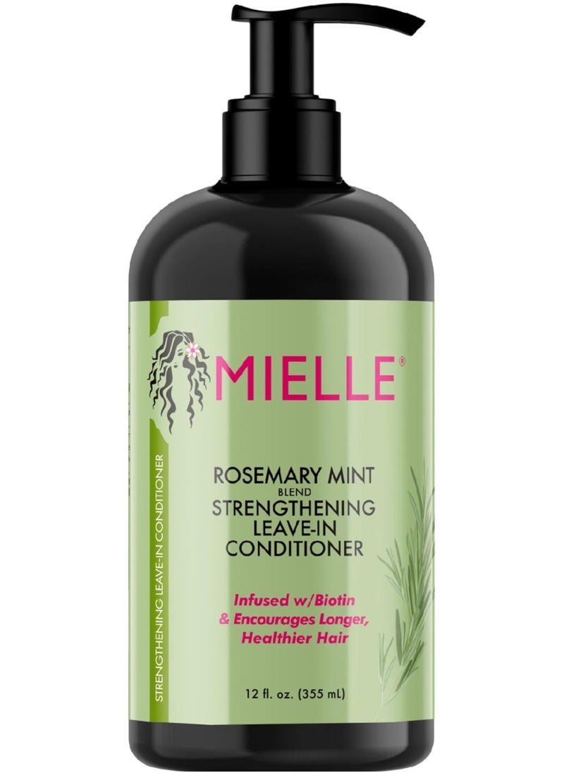 Rosemary Mint Strengthening Conditioner Infused With Biotin Helps Strengthen Weak And Brittle Hair 12 Oz 355ml