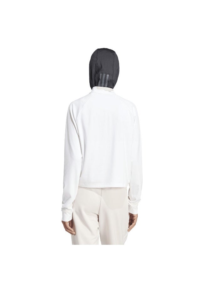 Tr-Es 1/4Zip White Training Track Tops 2Xs