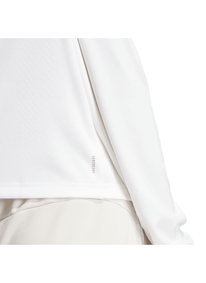 Tr-Es 1/4Zip White Training Track Tops 2Xs