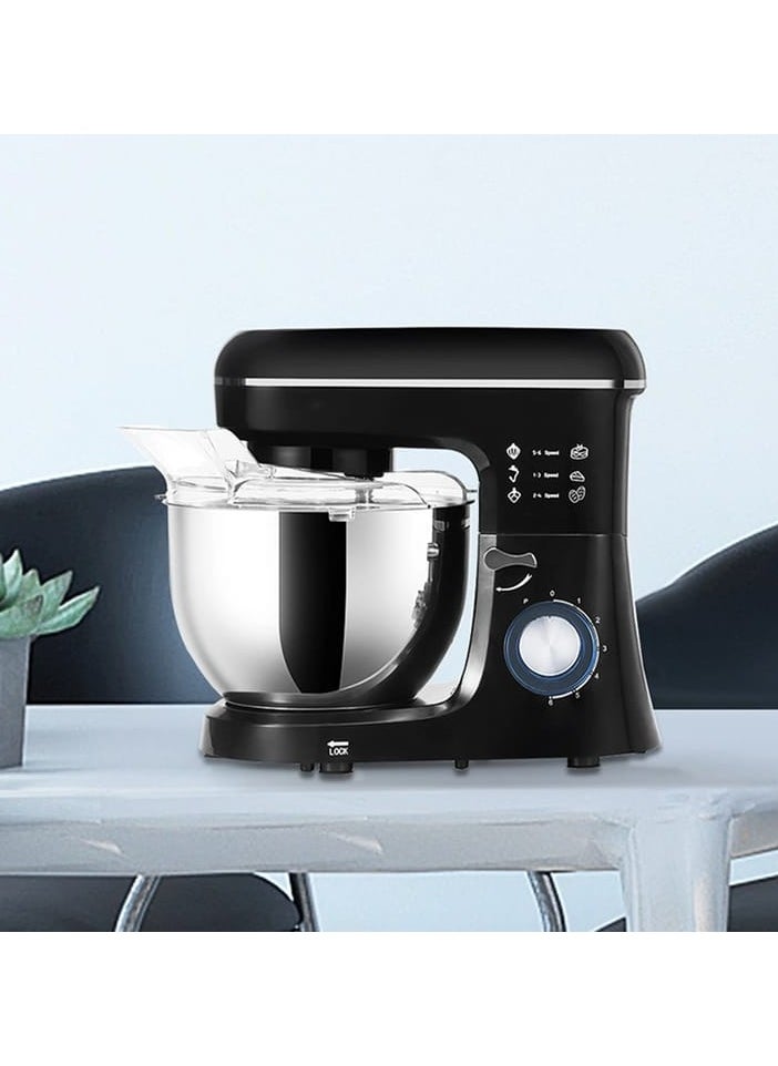 Household Kitchen Bread Aid Automatic Home Mini Small Food Stand Cake Bread 1400W Baking Dough Mixer