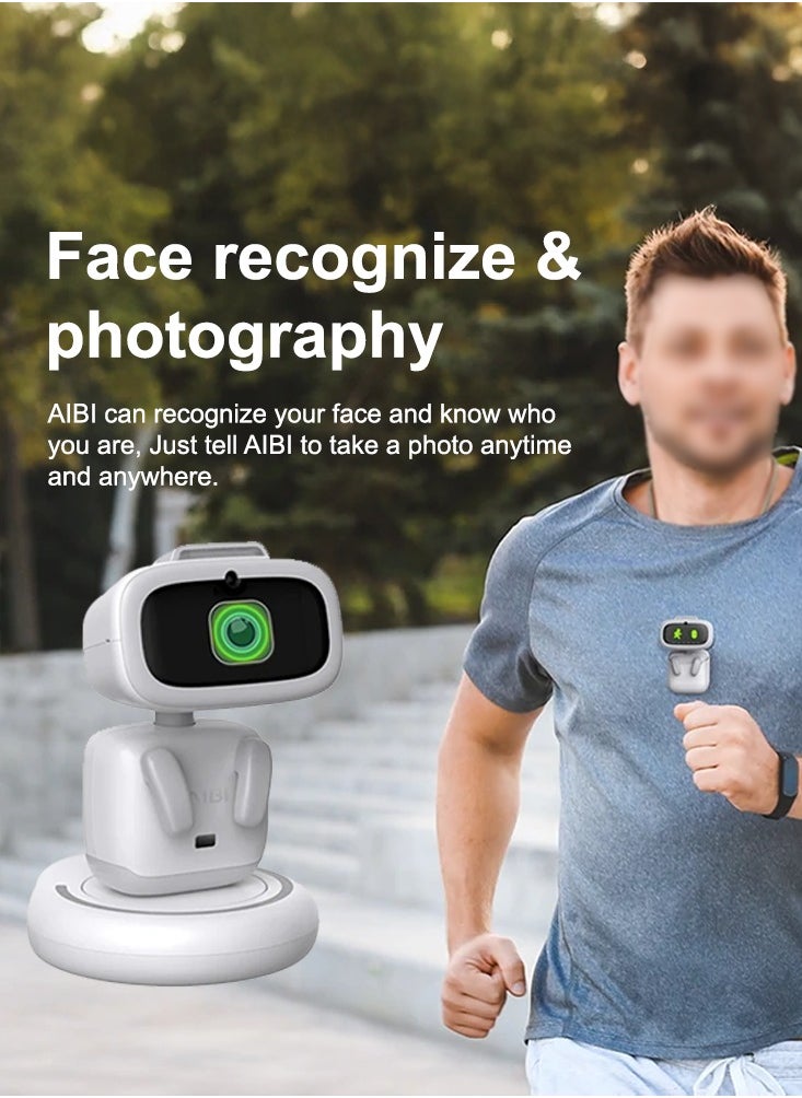 AI Pocket Pet Robot by AIBI - The mini AI pet with voice commands, face recognition, weather updates, reminders, and more.