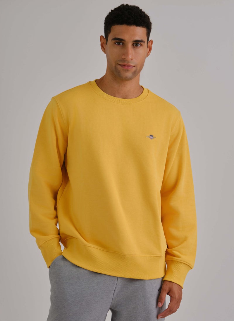 Gant Regular Fit Shield C-Neck Sweat