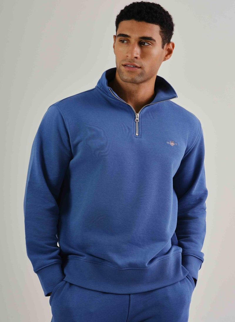 Gant Shield Half-Zip Sweatshirt
