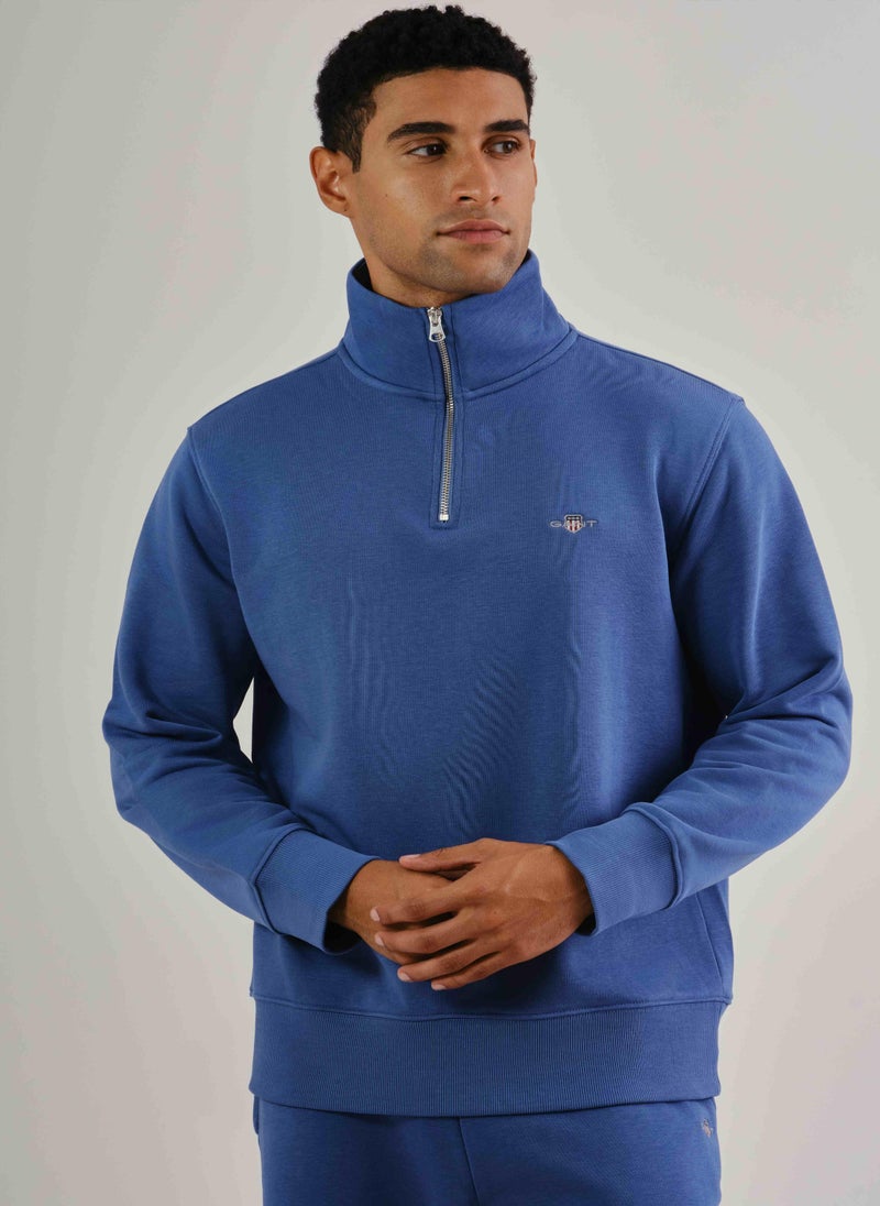 Gant Shield Half-Zip Sweatshirt