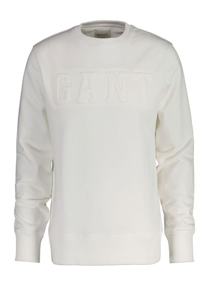 Gant Embossed Crew Neck Sweatshirt