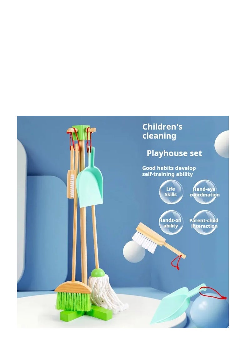 Factory Price Hela Children's Wooden Cleaning Set
