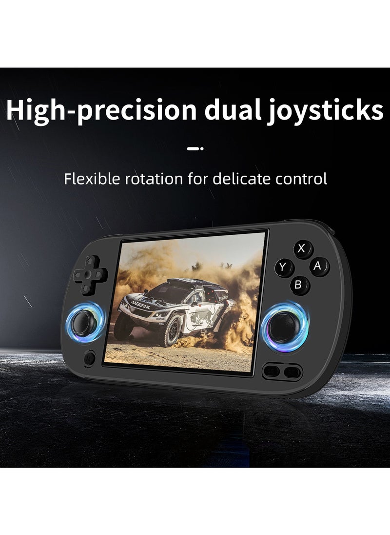 RG40XX H Retro Handheld Game Consoles 64 TF Card Preloaded Games 5000+ Portable Gaming Console Linux 64-bit System 4.0'' IPS Screen WiFi Bluetooth HD and TV Output Black