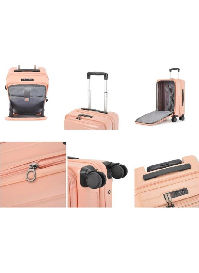 20inch Expandable Cabin Size Airline Approved with Laptop Compartment for Carry-on PC Luggage and TSA Lock