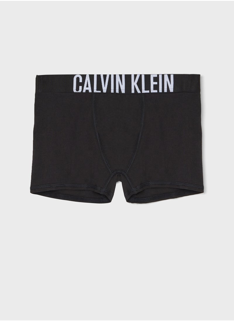 Kids 3 Pack Logo Band Trunks