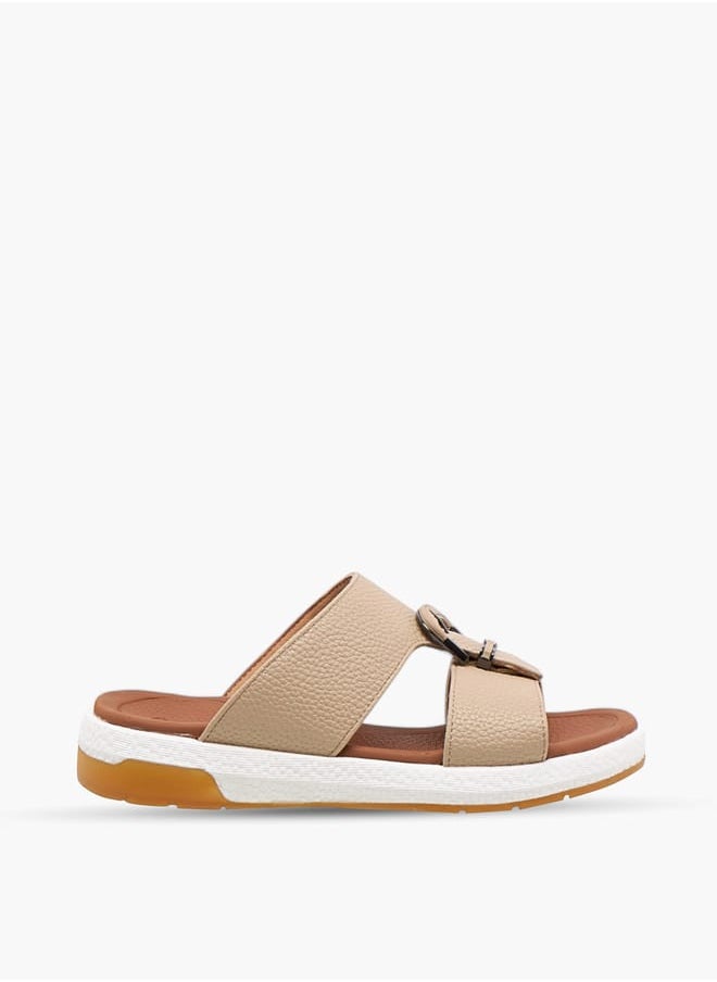 Boys Textured Slip-On Arabic Sandal