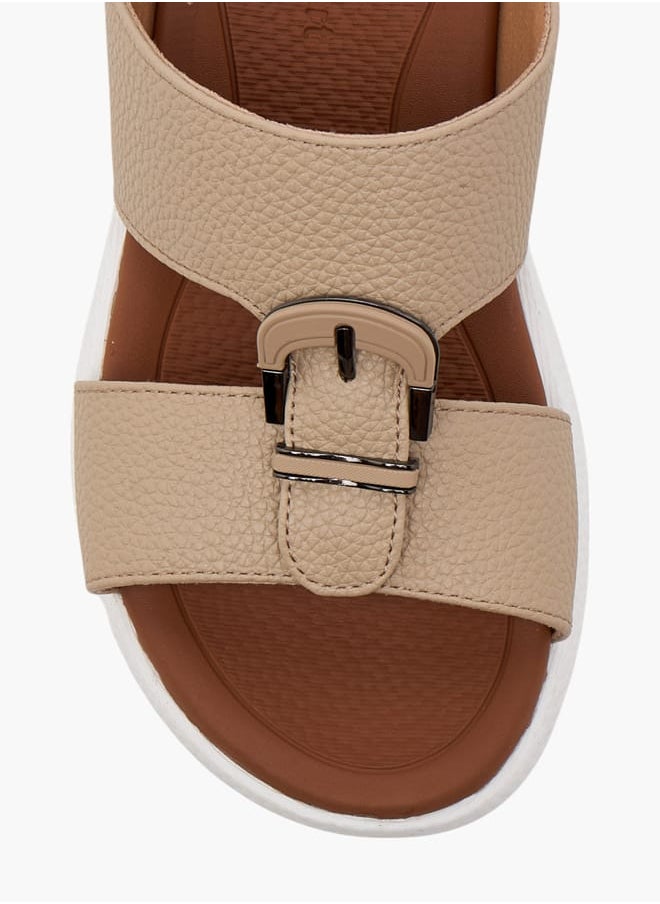 Boys Textured Slip-On Arabic Sandal