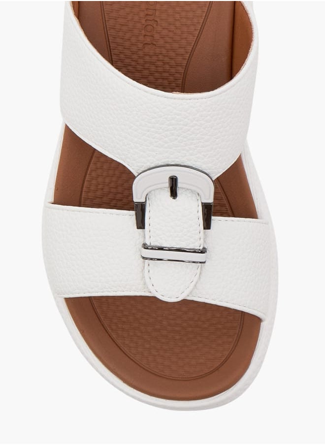 Boys Textured Slip-On Arabic Sandal