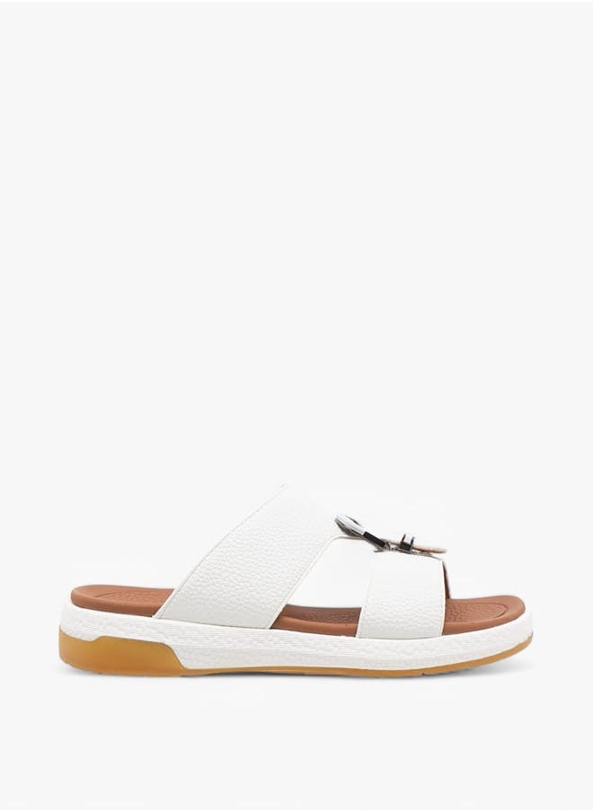 Boys Textured Slip-On Arabic Sandal