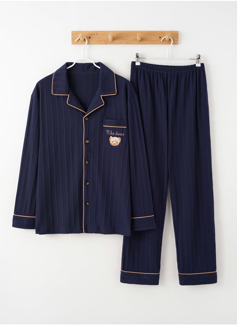 2-Piece Striped Pyjama Set(Male)