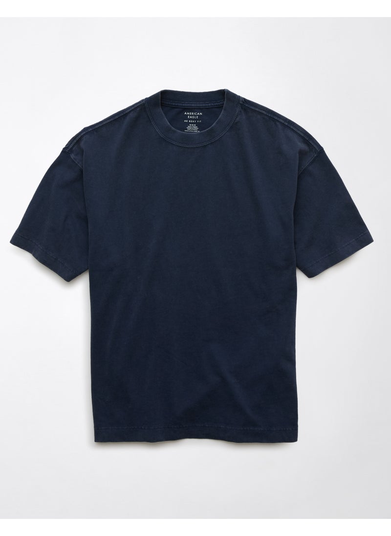 AE Boxy Sueded Jersey T-Shirt