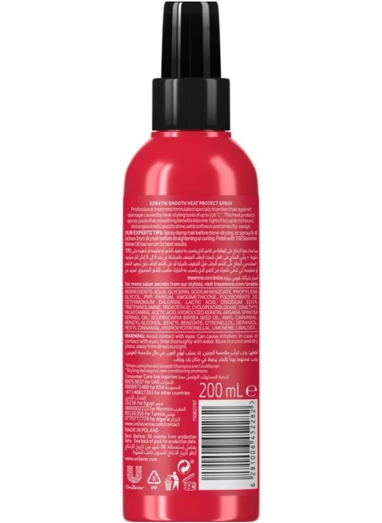 TRESemmé Hair Spray Keratin Smooth , 200ml