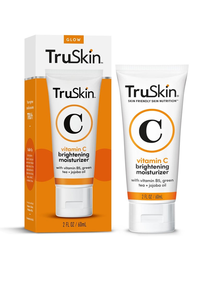 TruSkin Vitamin C Cream for Face – Brightening Moisturizer, Anti Aging, Hydrating, Skin Wrinkle Cream – Vitamin B5, Vitamin E, Jojoba Oil, Aloe Vera & Green Tea, 2 Fl Oz