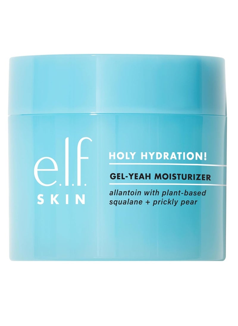 e.l.f. SKIN Holy Hydration! Gel-Yeah Moisturizer, Lightweight Moisturizer For Plump, Hydrated Skin, Infused With Squalane, Vegan & Cruelty-free