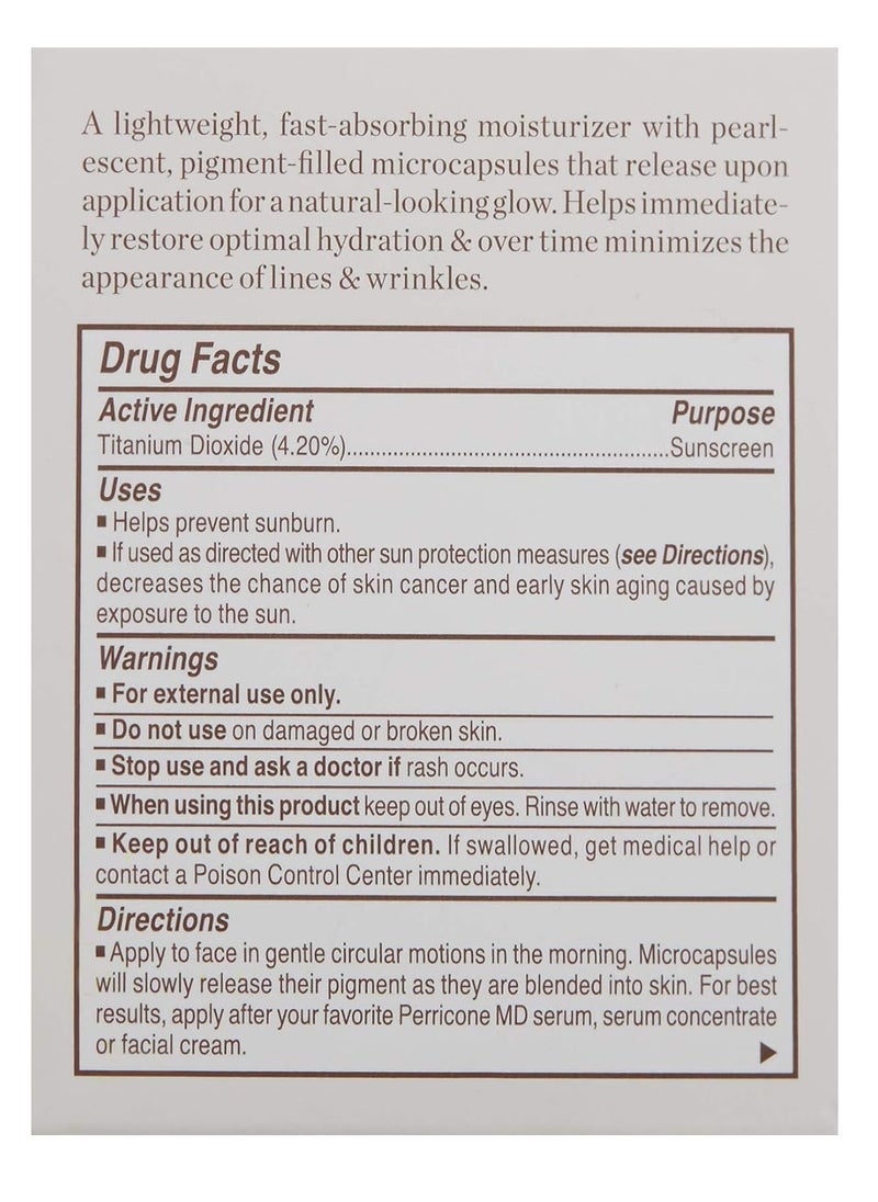 Perricone MD High Potency Classics: Face Finishing & Firming Tinted Moisturizer Broad Spectrum SPF 30 2 Ounce