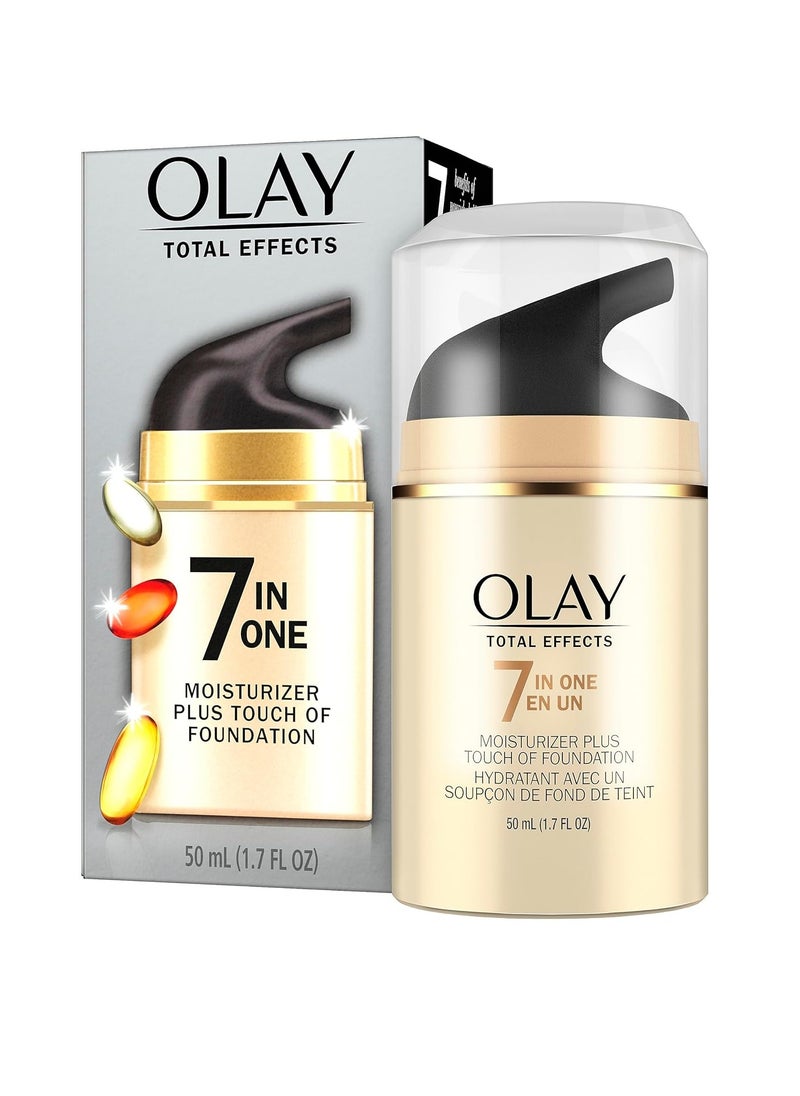 Olay Total Effects Face Moisturizer + Touch of Foundation, 1.7 fl oz