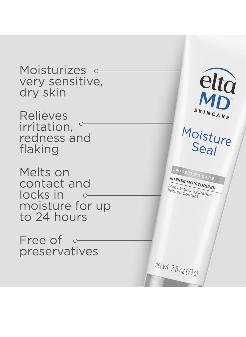 EltaMD Moisture Seal Skin Care Moisturizer - Dry Body and Face Moisturizer for Sensitive Skin, 2.8 oz Tube