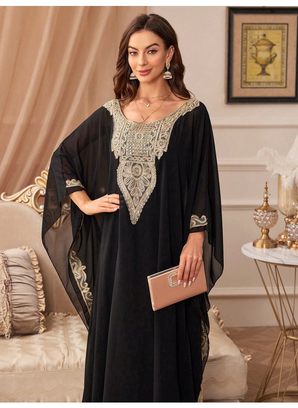 ADIBA CREATION Sale New Moroccan Dubai Kaftans Farasha Abaya Caftan Long Gown Eid Ramada Dress
